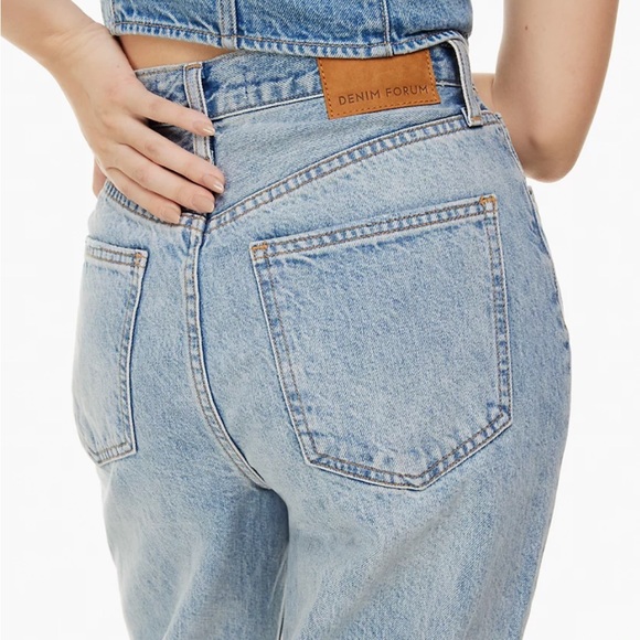 Denim Forum Joni High Rise Loose Jean - Picture 3 of 6